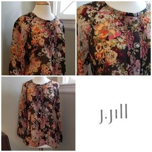 J. Jill Floral Blouse
